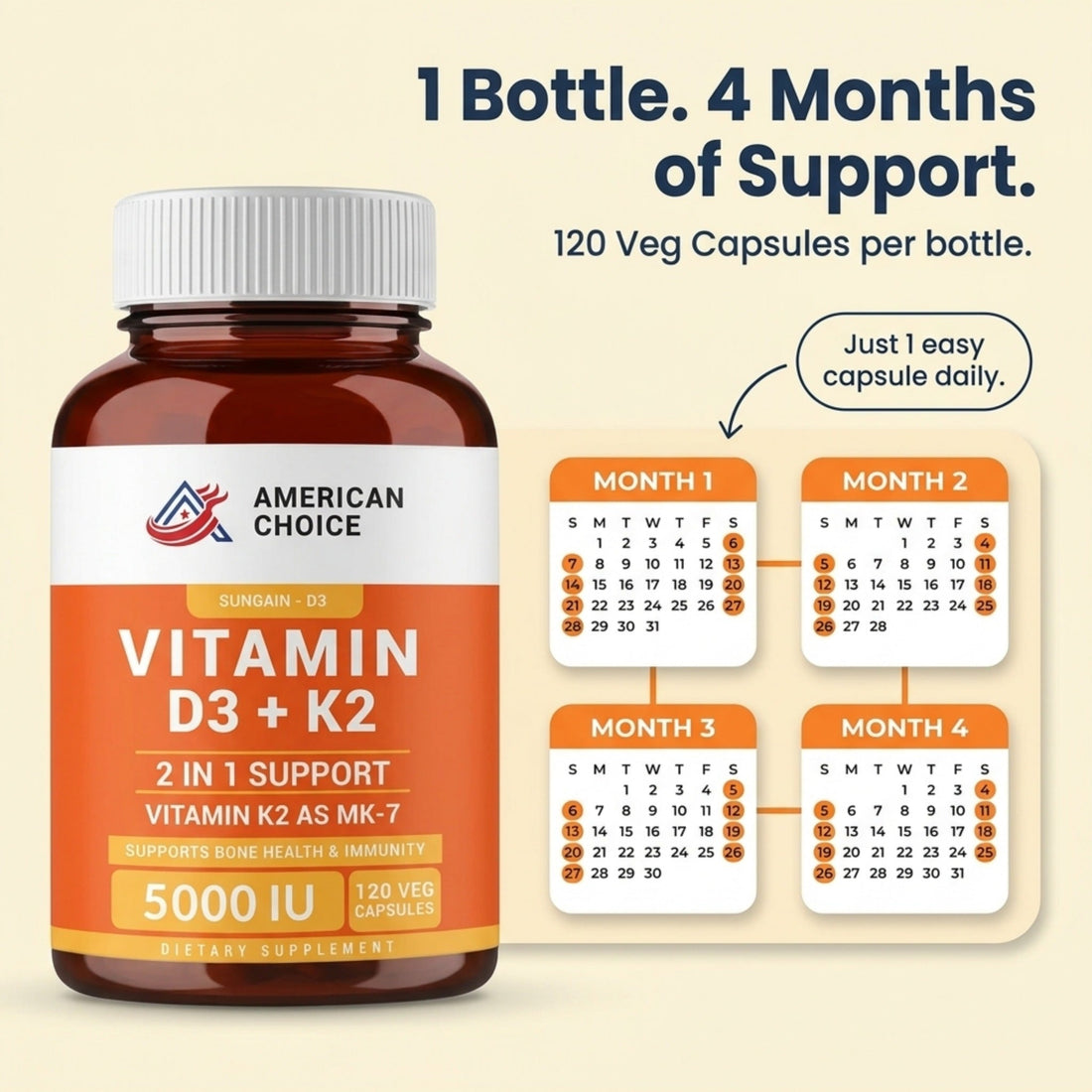 Vitamin D3 + K2: Why This Pairing Matters More Than D3 Alone