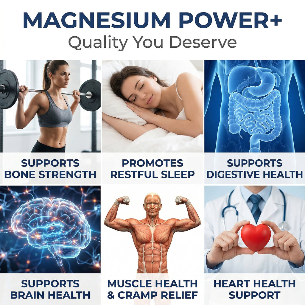 Magnesium L-Threonate Complex for Men & Women 200mg Elemental — 5-in-1 with Glycinate, Citrate, Malate & Oxide — Brain, Memory, Sleep & Muscle Recovery Support — 90 Veggie Capsules