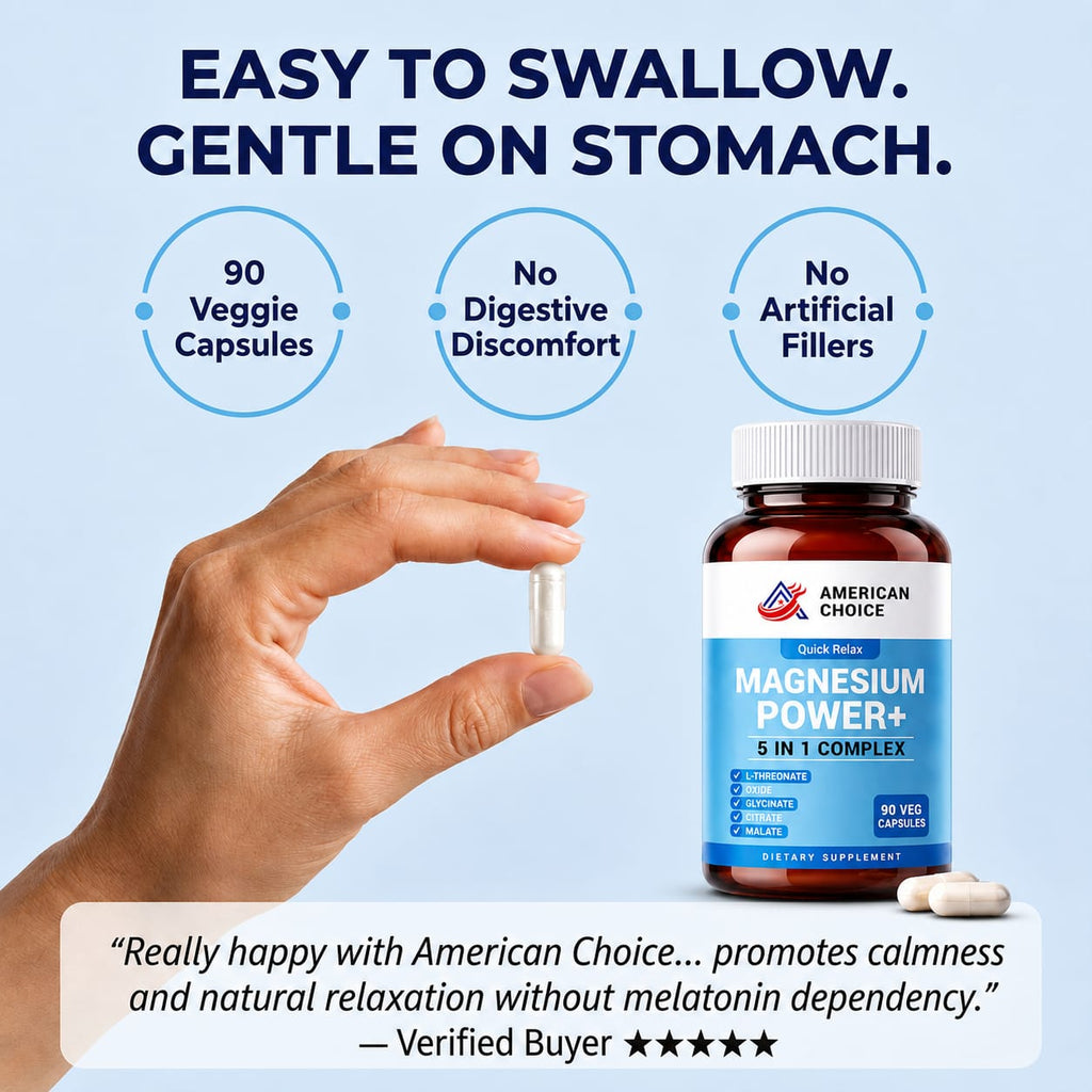 Magnesium complex for women and men – Brain, Sleep & Muscle Recovery – 90 Capsules